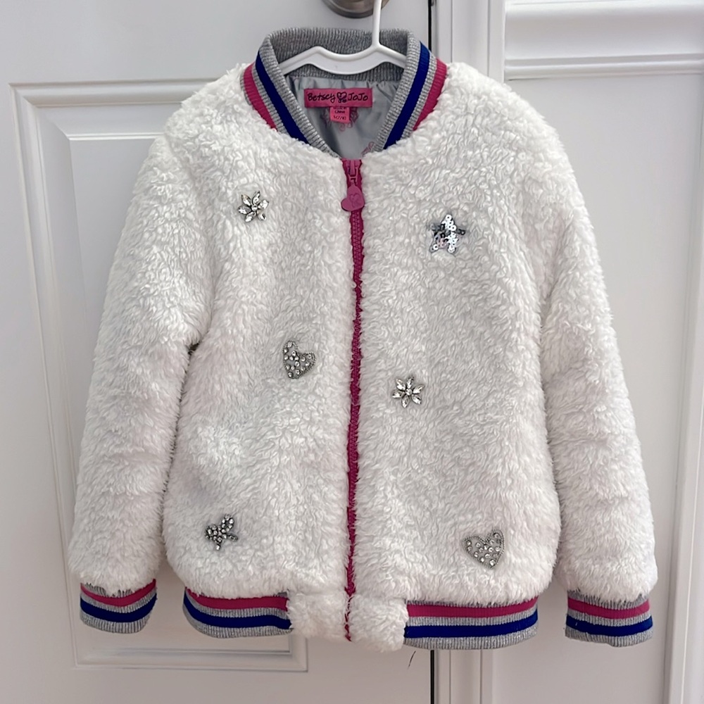 Betsey & JoJo White teddy Jacket